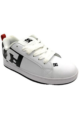 DC Court Women's Graffik SQ Sneakers White/Black - Medium